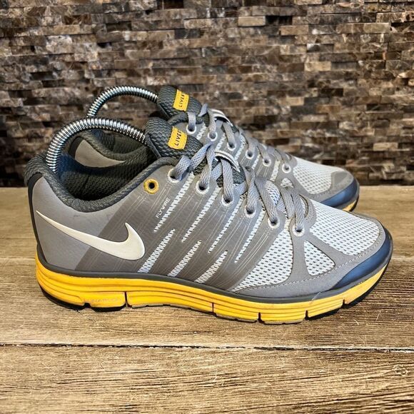 Nike Womens Lunar Elite Plus 2 433132-015 Gray Running Shoes Sneakers Size 7 - Picture 1 of 8